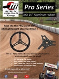Pro Series XXX 15" Drilled Steering Wheel - MAVST-0002BLK
