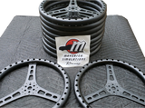 Pro Series XXX 15" Drilled Steering Wheel - MAVST-0002BLK