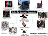 Sprint Car Brake and Throttle Kit, Bolt-On, - SPRINTPEDALS-BOLT